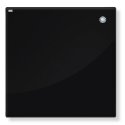 Tablica szklana magnetyczna 2x3 45x45cm czarna  TSZ4545 B 