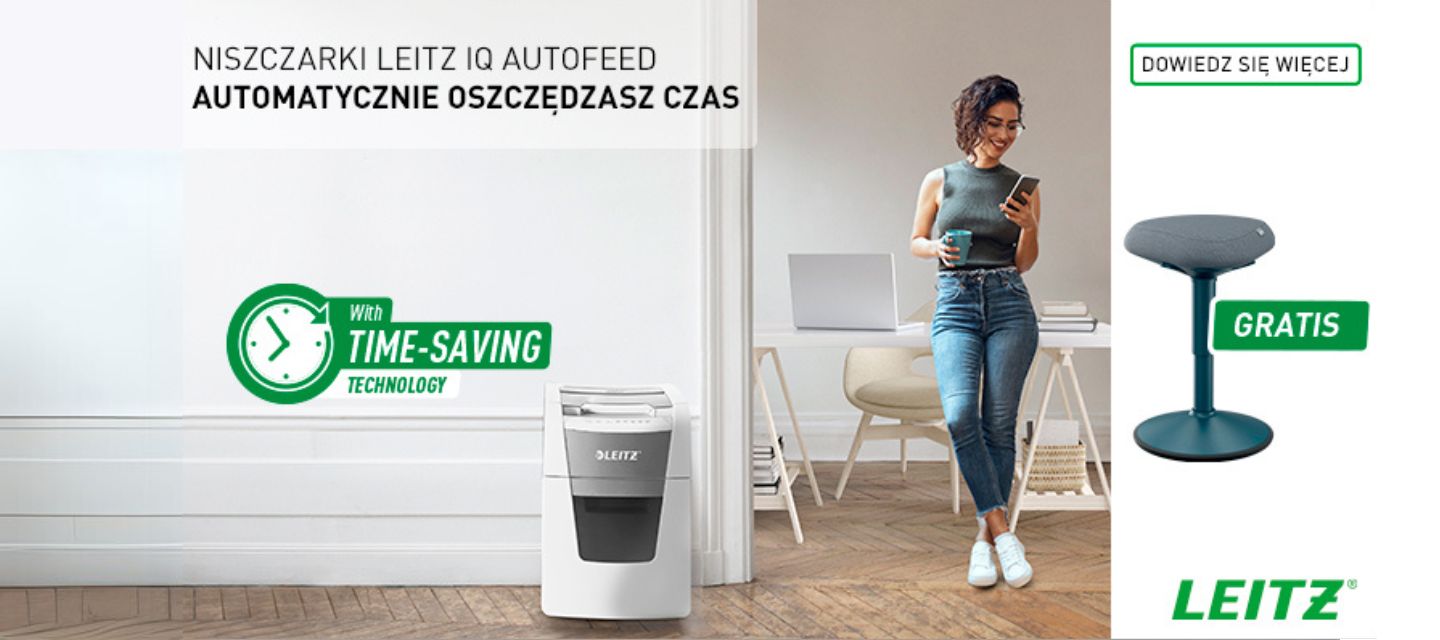 Promocja Niszczarki Leiitz Automatyczne