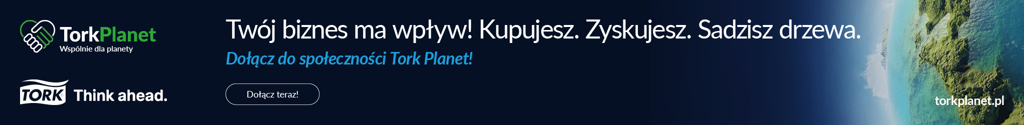 Produkty Tork i hasła marketingowe