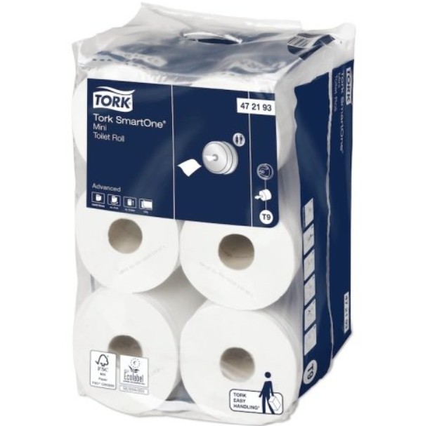 Wkłady papieru toaletowego Tork SmartOne® Mini (T9)