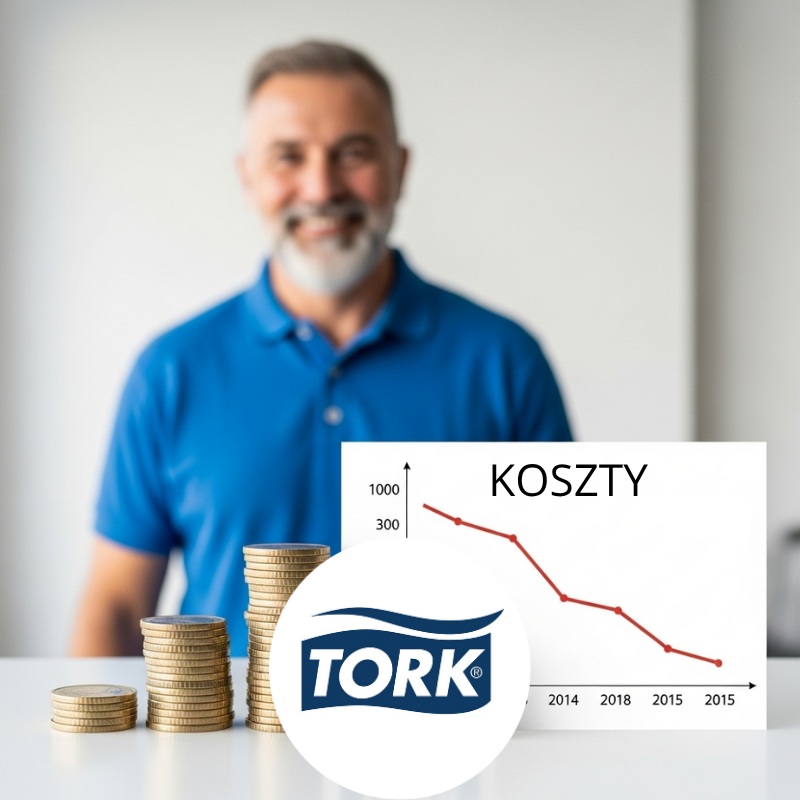 Symbol długoterminowych oszczędności dzięki systemom Tork