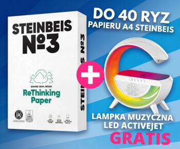 Papier Steinbeis - do 40 ryz lampka muzyczna gratis