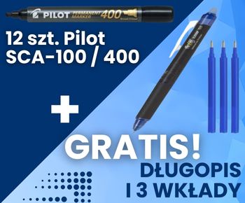 SCA-100/SCA-400 długopis + wkłady gratis