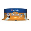 DVD-R Verbatim 4,7GB printable cake*25 43538