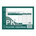 Polecenie księgowania A5 oryginał + 1 kopia 80 k, MIP 412-3