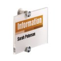 4821 Tabliczka informacyjna przydrzwiowa Crystal Sign 148x105mm Durable