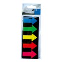 NSPF/ST Zakładki indeksujące samoprzylepne duże strzałki 5 x 25 x 45 mm  (5 kol. x 25 kart.) Dalpo 