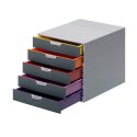 7605 Pojemnik z 5 kolorowymi szufladami Varicolor Durable