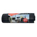 Worki na śmieci z taśmą super mocne (LDPE) 35L/15szt czarne OFFICE PRODUCTS