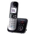 Telefon KX-TG6821 czarny PANASONIC