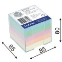Kostka kubikowa kolor nieklejona w plastikowym pojemniku LOBOS 85x85x80
