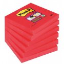 654-6SSPO Karteczki samoprzylepne (bloczek) Super Sticky 76 x 76 mm (90 kart.) Post-it 3M - różowy