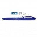 Długopis P1 Rubber Touch Milan (25szt)  niebieski 