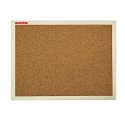 Tablica korkowa MEMOBE, rama drewniana, 120x60 cm MTC120060.00.01.01