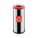 Kosz do segregacji Eko Prestige 45L  ALDA aluminium 657B