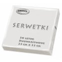 Serwetki dwuwarstwowe 33 x 33 cm (op. 50 szt.) Grosik białe