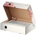 -- 623910 Pudło Esselte Speedbox 80 mm otwierane od szerszej strony biały