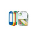 KF02036 Zawieszki na klucze Q-CONNECT, 58x20mm, 6szt., mix kolorów