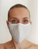 Maseczka ochronna 3-warstwowa wielokrotnego użytku z przepustowością P2 (10 szt.) ##