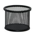 KF16571 Pojemnik na przybory Q-CONNECT Office Set, metalowy, 90x68mm, czarny ??