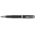 D40202023 Pióro wieczne Excellence A2, F, czarne/srebrne Diplomat