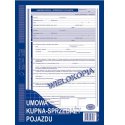 Umowa kupna-sprzedaży pojazdu A4 samokopiujący 40 k, MIP 650-1