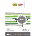 Blok techniczny biały A4 10 ark. 170 g/m  Happy Color HA 3550 2030-0