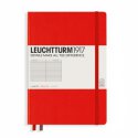 Notatnik A5 Medium LEUCHTTURM1917 w linię LEUCHTTURM 367252 czerwony