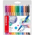488/12-01 Cienkopis Point max etui 12 kolorów STABILO