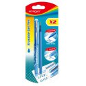 Długopis KEYROAD, 0,7mm, wymazywalny, dodatkowy wkład, blister, niebieski ##