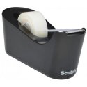 Dyspenser do taśm SCOTCH® (C-18B), w zestawie taśma Magic 19mmx33m, czarny