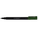 Marker do płyt CD/DVD Q-CONNECT, F, 0,6mm (linia), zielony