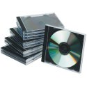 Pudełko na płytę CD/DVD Q-CONNECT, standard, 10szt., przeźroczyste