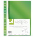 Skoroszyt Q-CONNECT, PP, A4, standard, 120/170mikr., wpinany, zielony