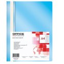 Skoroszyt OFFICE PRODUCTS, PP, A4, miękki, 100/170mikr., wpinany, jasnoniebieski