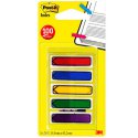 Zakładki indeksujące POST-IT® (684-ARR1), PP, 11,9x43,2mm, strzałka, 5x20 kart., mix kolorów