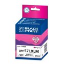 Black Point BPC571XLM tusz magenta do Canon CLI-571MXL