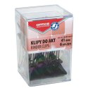 18094129-05 Klipy do dokumentów OFFICE PRODUCTS, 41mm, 6szt., w pudełku, czarne