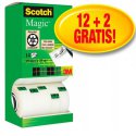 -- Taśma biurowa 810 SCOTCH® Magic™ (8-1933R14 TPR), matowa, 19mm, 33m, 14szt