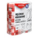 Ręczniki kuchenne celuloza 2 warstwy 2 szt biały 2 x 25m OFFICE PRODUCTS
