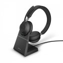 26599-999-989 Słuchawki Jabra Evolve2 65, Link380a (USB-A) MS Stereo Black + Stacja