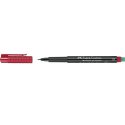 Foliopis permanentny wymazywalny Multimark S Faber-Castell  czerwony