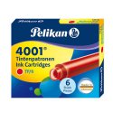 Naboje krótkie 301 Pelikan  czerwony