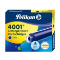 Naboje krótkie 301 Pelikan  niebieski 301176