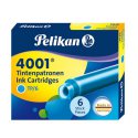 Naboje krótkie 301 Pelikan  turkusowy