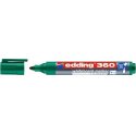 Marker do tablic suchościeralnych 360 okrągła końcówka 1,5 - 3 mm Edding   zielony