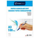 A3/100 ark Papier kancelaryjny w kratkę InterDruk 