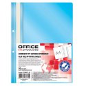 Skoroszyt OFFICE PRODUCTS, PP, A4, 2 otwory, 100/170mikr., wpinany, jasnoniebieski
