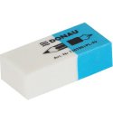 7307001PL-99 Gumka wielofunkcyjna DONAU, 41x18x11mm, niebiesko-biała
