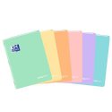 400161236 ZESZYT OXFORD EASYBOOK PASTEL A5/60K LINIA Z MARGINESEM